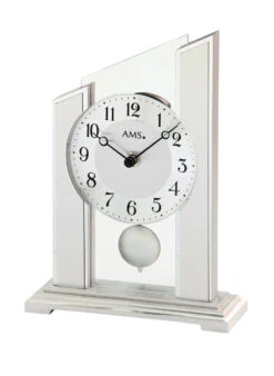 AMS Pendule Ă Poser De Style En Aluminium Et Verre