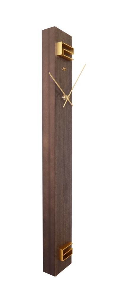 Horloge Murale Longue En Bois Chiffres 12/6 En Relief – Image 3