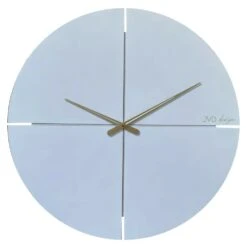 Horloge Murale Silencieuse En Bois Grand Format 60 Cm