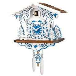 Coucou à Quartz Bleu Et Blanc