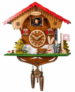 Coucou à Piles Collection Chalet Heidi 25 Cm