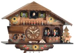 Coucou à Quartz à Mélodie Coloré 23 Cm