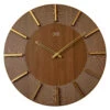 Horloge Murale En Bois Index En Relief Diametre 50 Cm