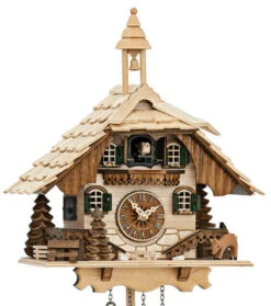 Coucou à Quartz Bois Bicolore 31 Cm