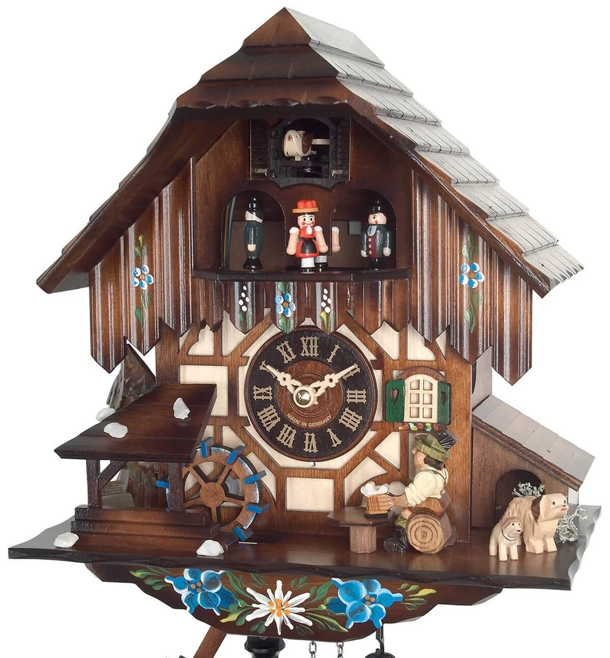 Coucou Mécanique 1 Jour Musical Buveur De Bière Roue à Eau 30 Cm – Image 2