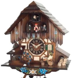 Coucou Mécanique 1 Jour Musical Buveur De Bière Roue à Eau 30 Cm