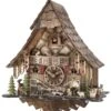 Coucou Mécanique Traditionnel 8 Jours Chalet Décor Pierres 42 Cm