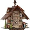 Coucou Mécanique Traditionnel 8 Jours Chalet Cloche 42 Cm