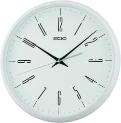 Pendule Murale Silencieuse Blanche Seiko