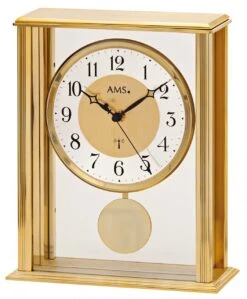 AMS Pendulette De Style Radio Pilotée Dorée