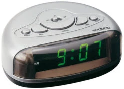 Réveil Matin Digital Sur Secteur Affichage Vert