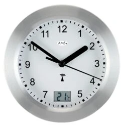 AMS Pendule Murale Radio-pilotée étanche Avec Température