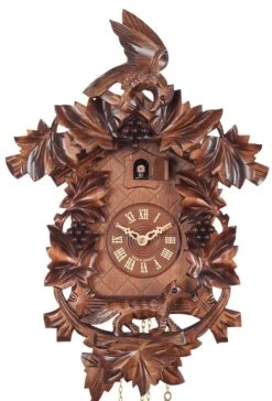 Coucou à Quartz Grappes De Raisin 38 Cm