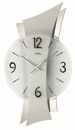 AMS Pendule Murale Moderne Alu Ultra Design