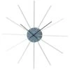 AMS Horloge Murale étoile Cadran Bleu 50 Cm