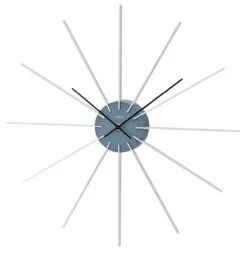 AMS Horloge Murale étoile Cadran Bleu 50 Cm