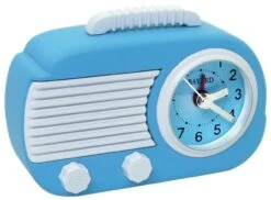 Réveil Enfant Bleu En Métal Bayard