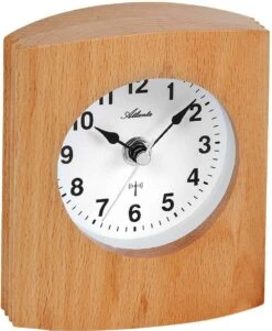 ATLANTA Pendulette à Poser Radio-pilotée En Bois Massif