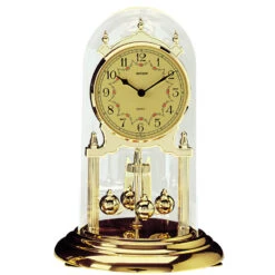 Pendule 400 Jours à Quartz Dorée Grand Modèle Bayard 22 Cm