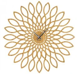 Horloge Murale Design En Bois Grand Diamètre Ø 60 Cm