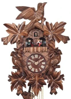 Coucou à Quartz à Mélodie 3 Oiseaux Et Danseurs 37 Cm