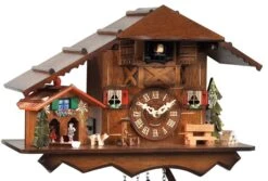 Coucou à Quartz Musical 2 Chalets 25 Cm