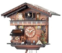 Coucou à Quartz à Mélodie Chalet Forestier 26 Cm
