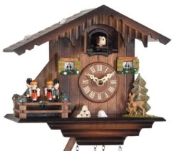 Coucou à Quartz à Mélodie Avec Animation 19 Cm