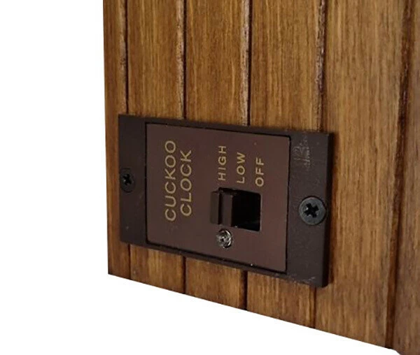 Coucou à Quartz à Mélodie "décor Champêtre" 22 Cm – Image 4