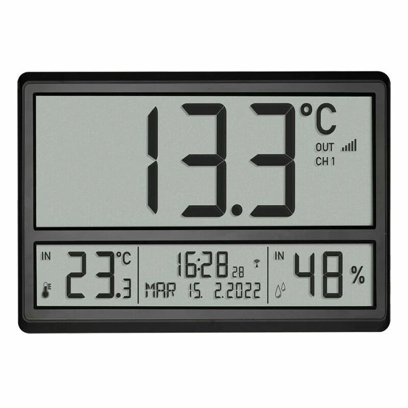 Horloge Murale Digitale Radio-pilotée Ou à Poser – Image 3