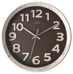 Horloge Murale Marron En Plastique
