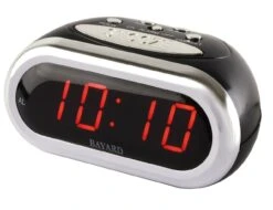 Réveil Matin Sur Secteur Lumière Rouge