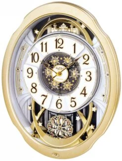 Rhythm Pendule Murale à Sonnerie Et Animation Des Chiffres