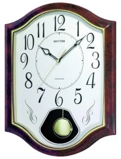 Rhythm Pendule Murale à Balancier Oldschool