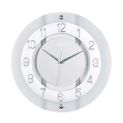 Horloge Murale Ronde En Verre Dépoli