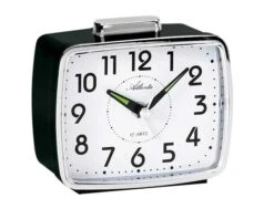 ATLANTA Réveil Matin Blanc Sonnerie Sur Cloche