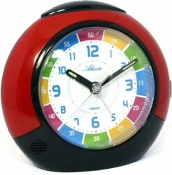 ATLANTA Réveil Enfant Pédagogique Rouge