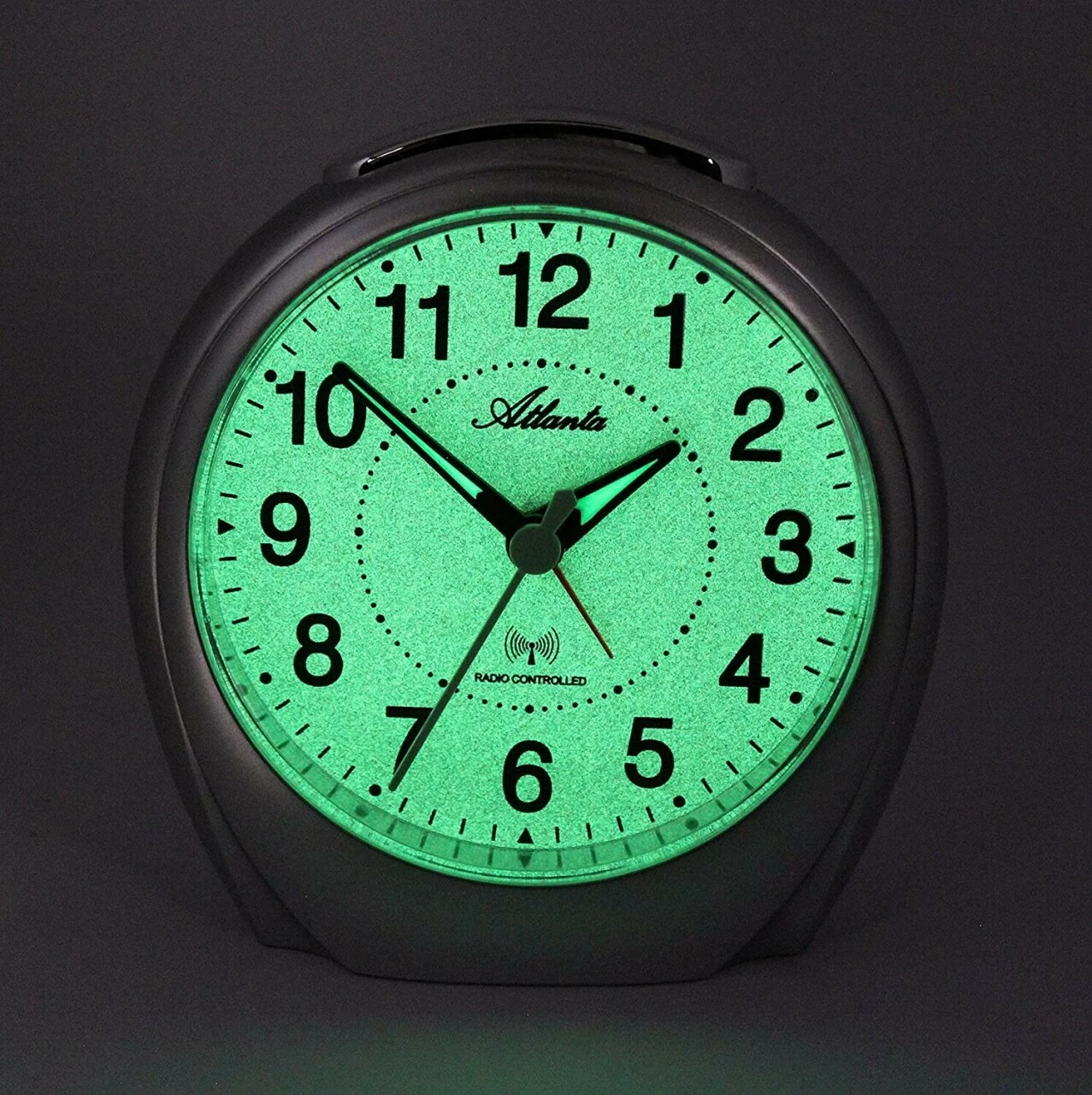 ATLANTA Réveil Radio-piloté Argenté Cadran Luminescent – Image 3