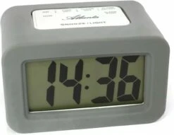 ATLANTA Réveil Digital Gris Sonnerie Bip-bip Progressive