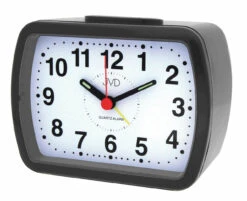 Réveil Sonnerie Forte Sur Cloche Cadran Blanc