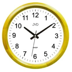 Horloge Murale Ronde Silencieuse En Bois