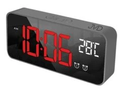 Réveil Digital Sur Secteur 13 Mélodies - Double Alarme