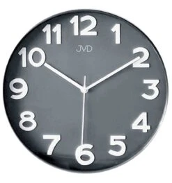 Pendule Murale Silencieuse Grise