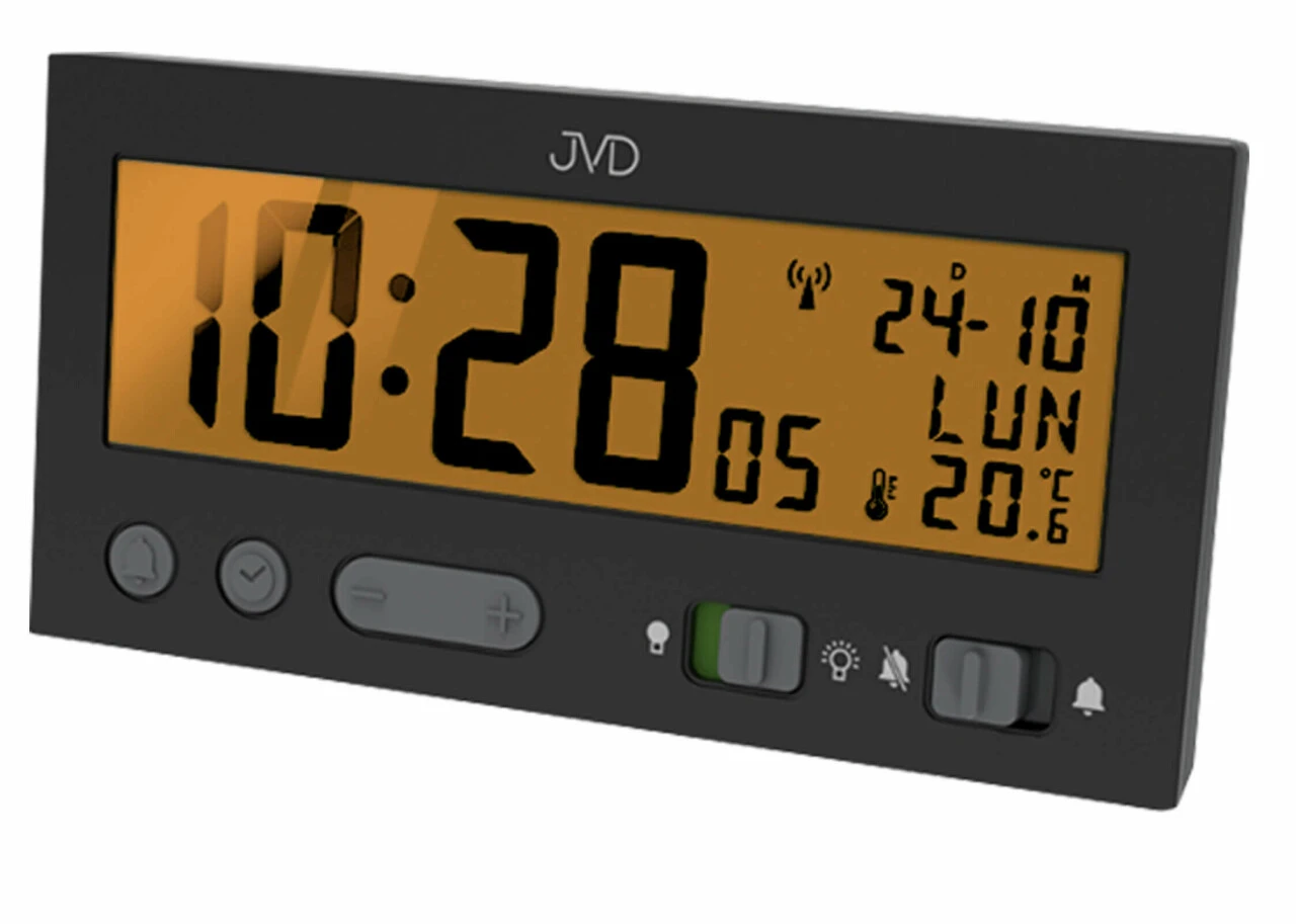 Réveil Digital Radio-piloté Avec Sonnerie Bip Bip Progressive