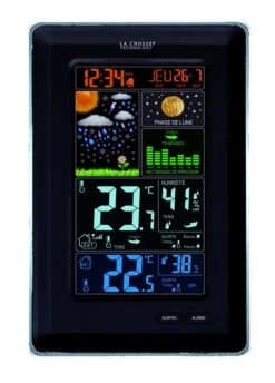 Station Météo Radio-pilotée à Poser Ou à Accrocher En Couleurs