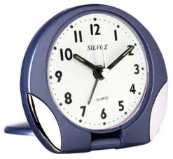 Réveil De Voyage Bleu à Clapet à Répétition