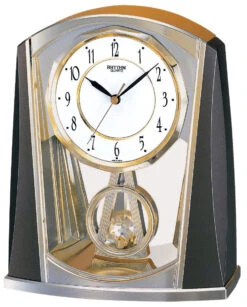 Rhythm Pendule à Poser De Style Colonnes Grises