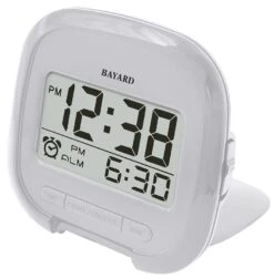 Réveil De Voyage Digital Gris Bayard