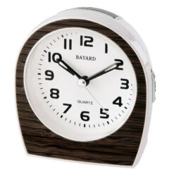 Réveil De Style Silencieux Façon Bois Bayard