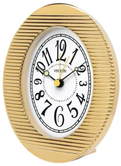 Réveil En Laiton Doré Avec Sonnerie Progressive à Répétition